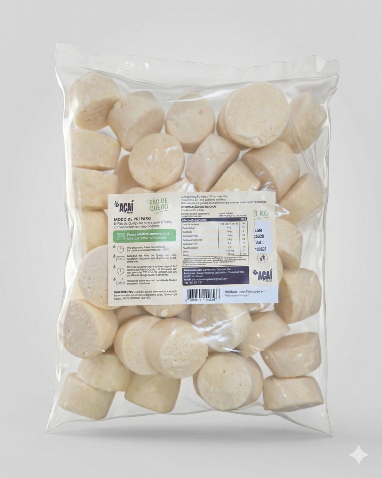 Pain au fromage 3kg Polpa Norte