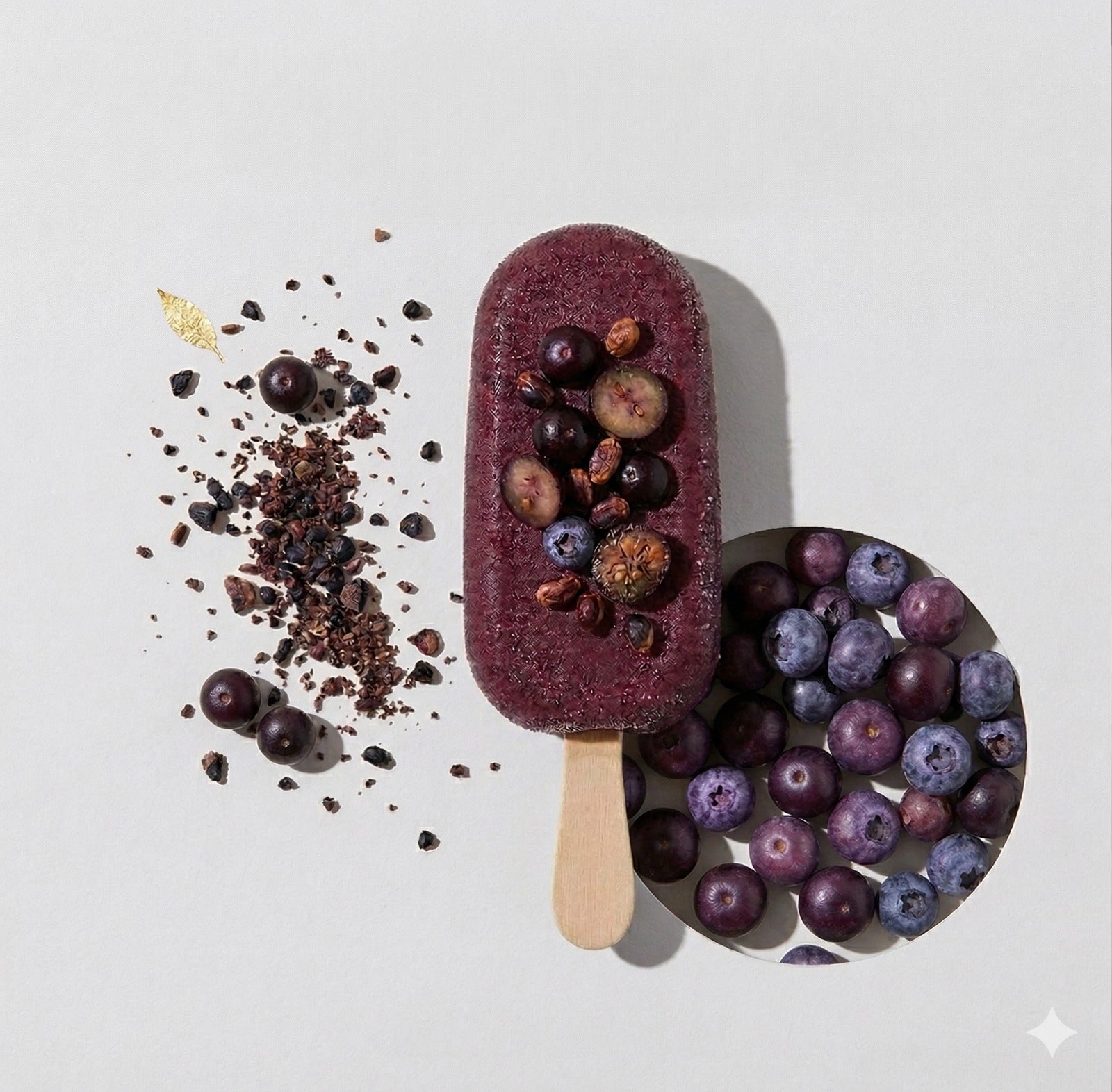 Glace bâtonnet d’açaí – Polpa Norte (boîte de 20 unités)