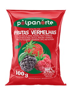 Pulpe de Fruits Rouges – 100 g – Polpa Norte (10X 1kg)